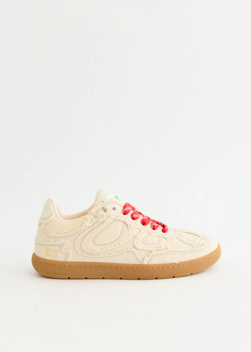 08 Canvas Raw Edge Sneakers