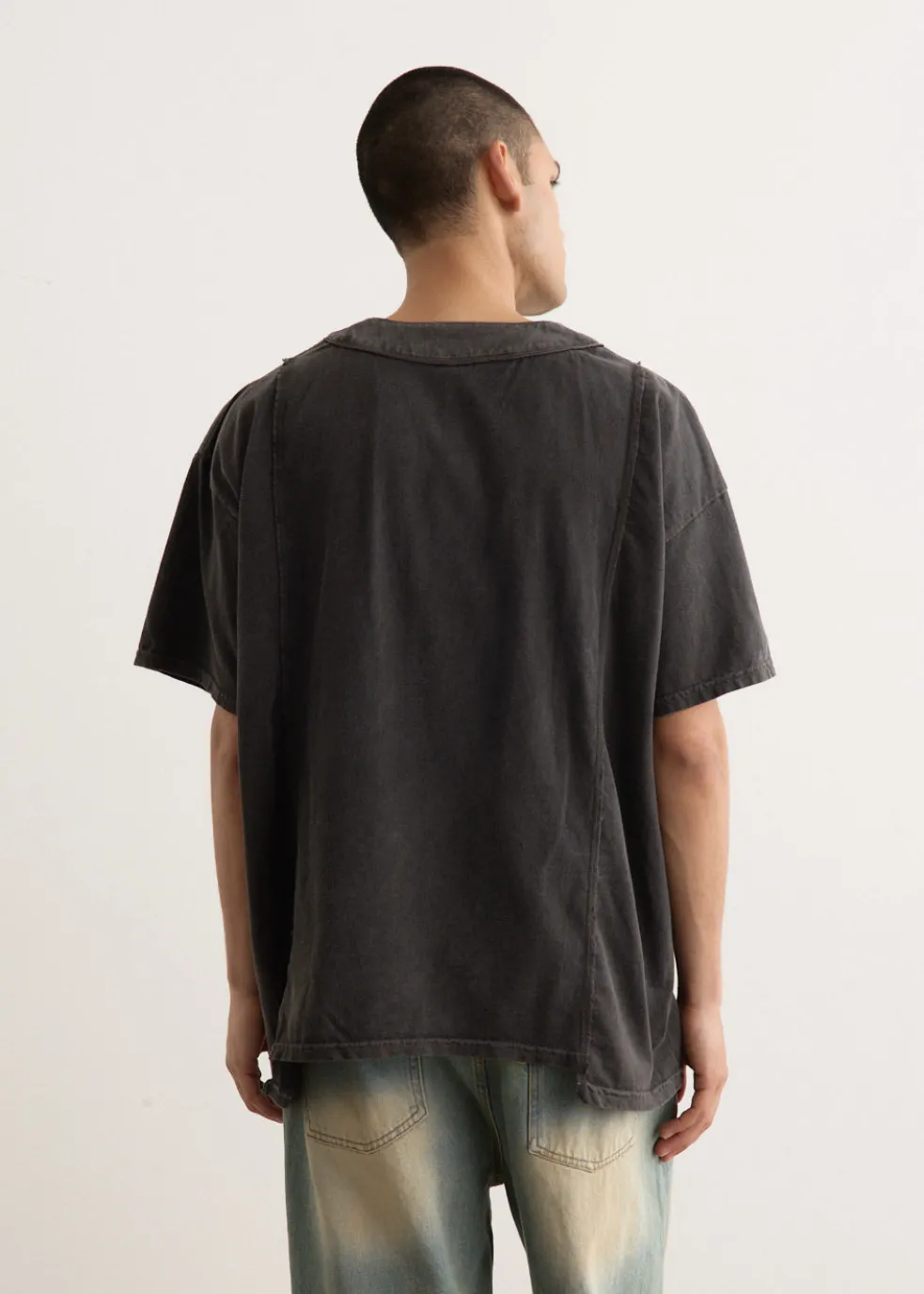 3 Cut Wide Baseball T-Shirt