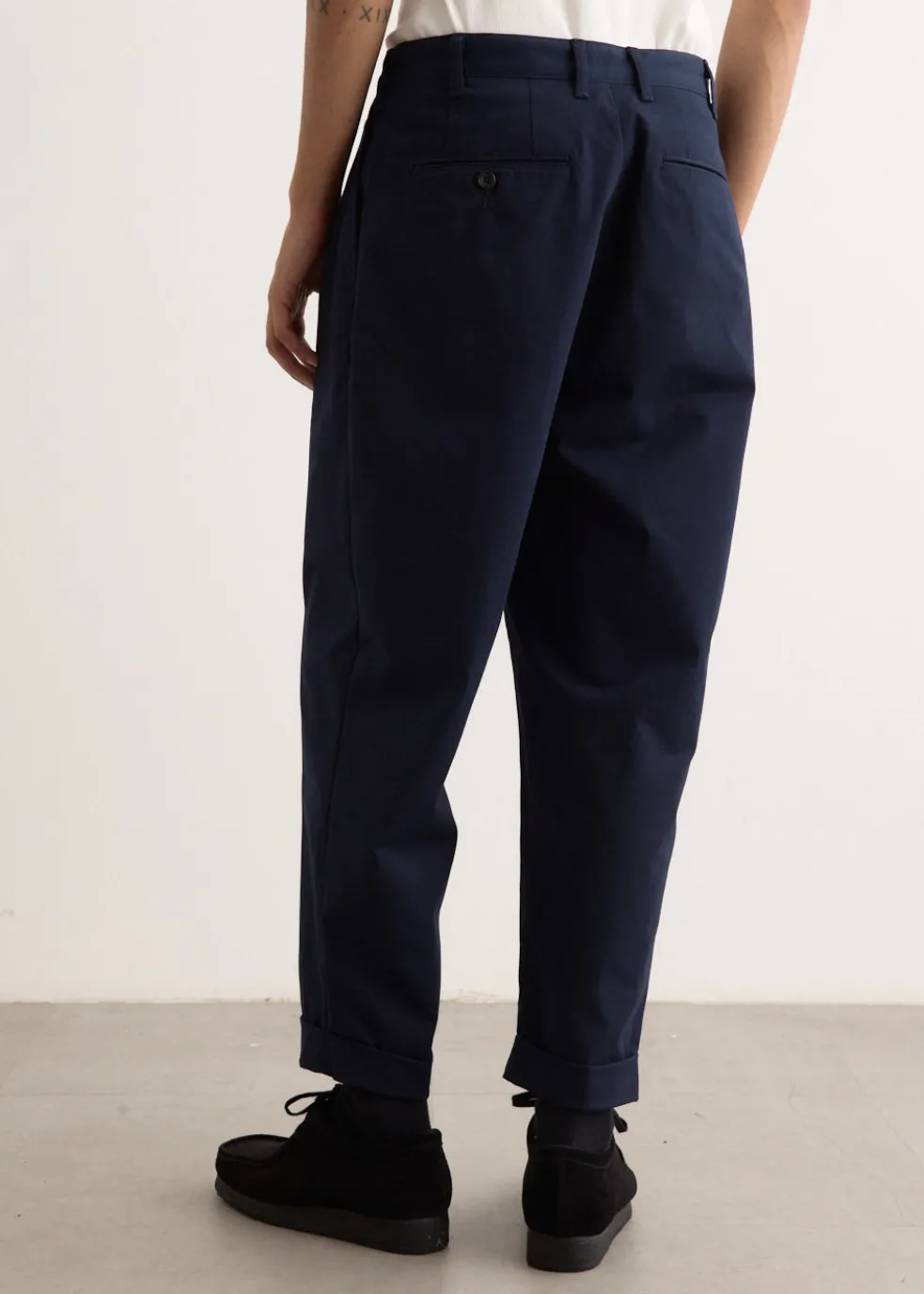 2 Pleats Twill Pants