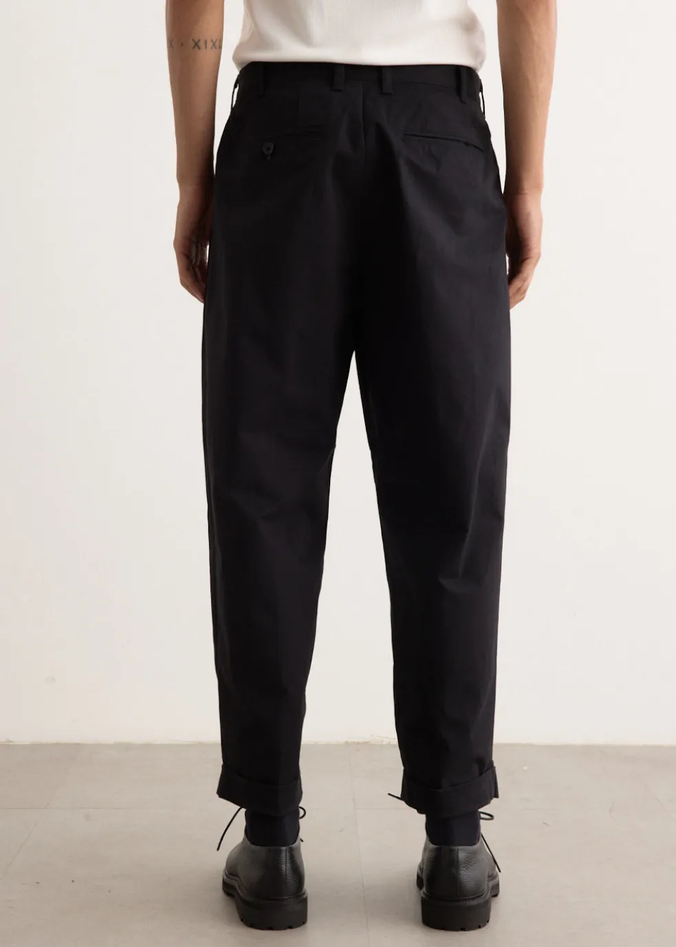 2 Pleats Twill Pants
