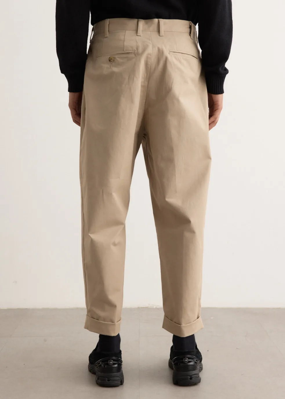 2 Pleats Twill Pants