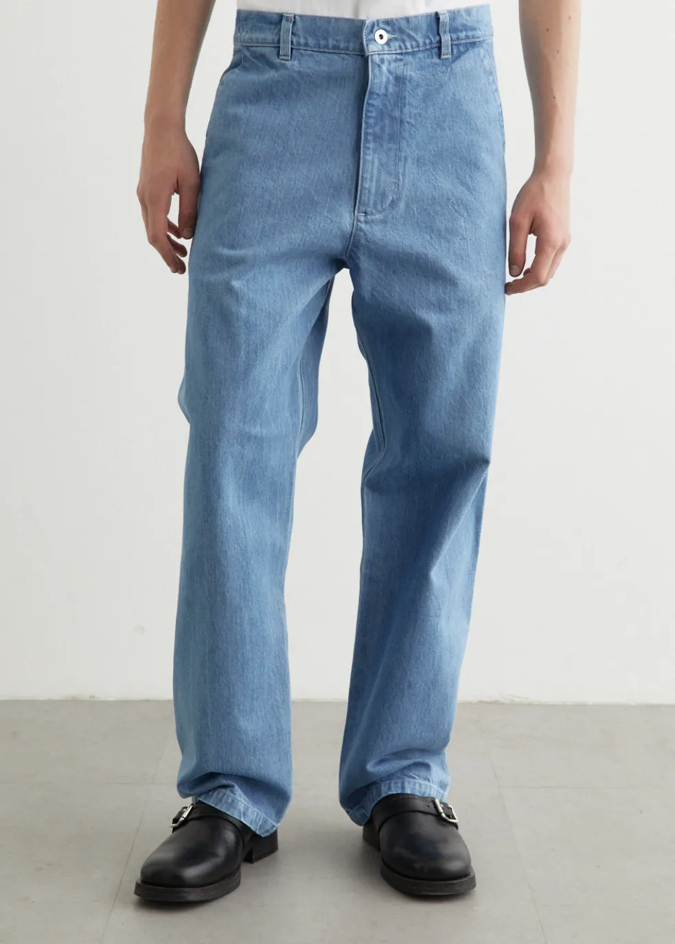 5 Pocket Denim Indigo Jeans