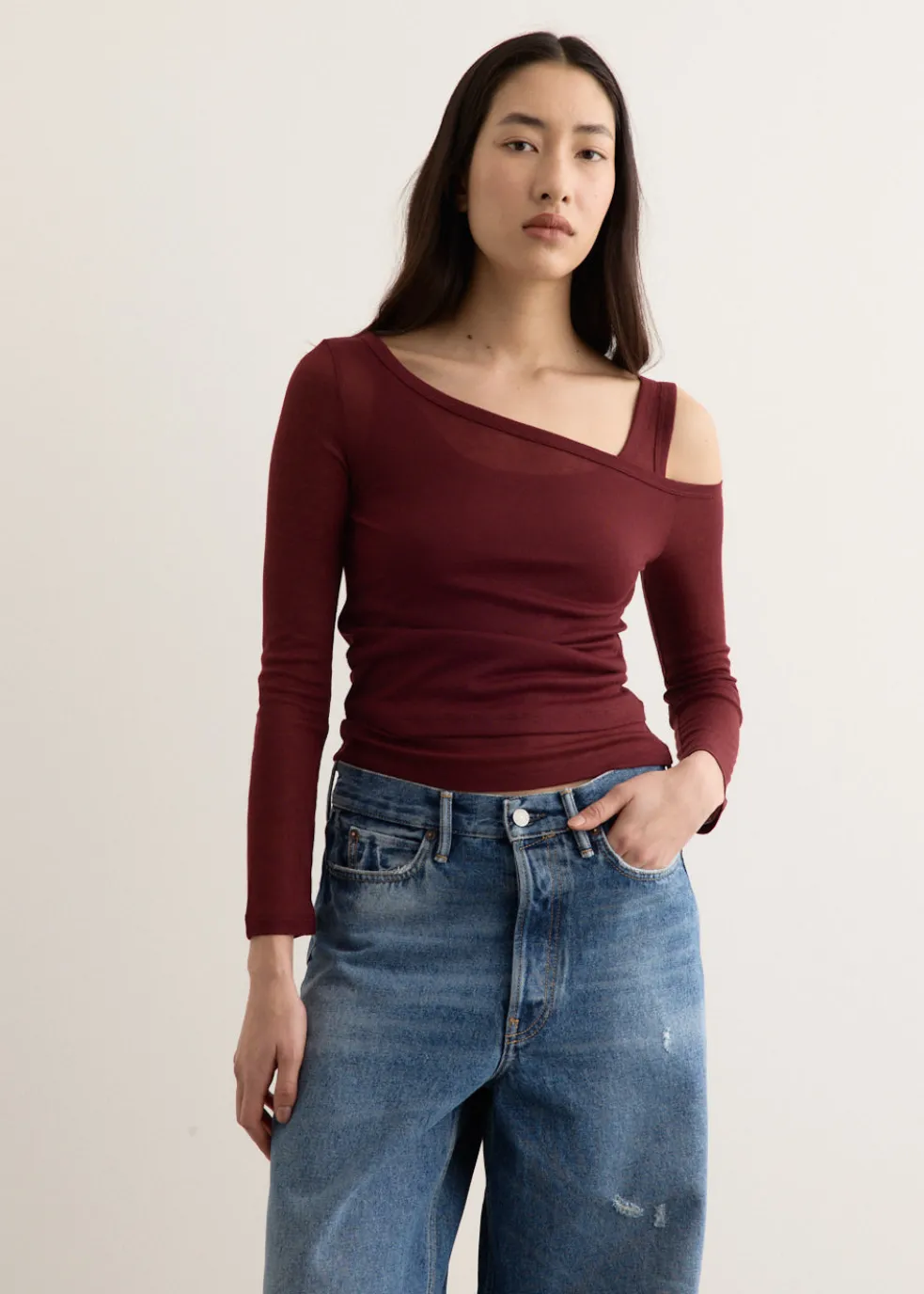 Addicted Double Layer Long Sleeve Top