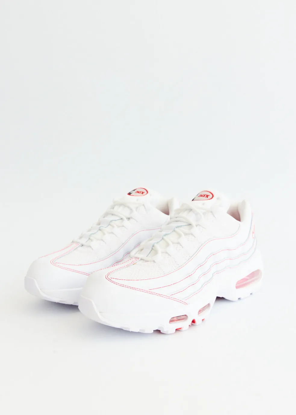 Air Max 95 OG 'White University Red' Sneakers