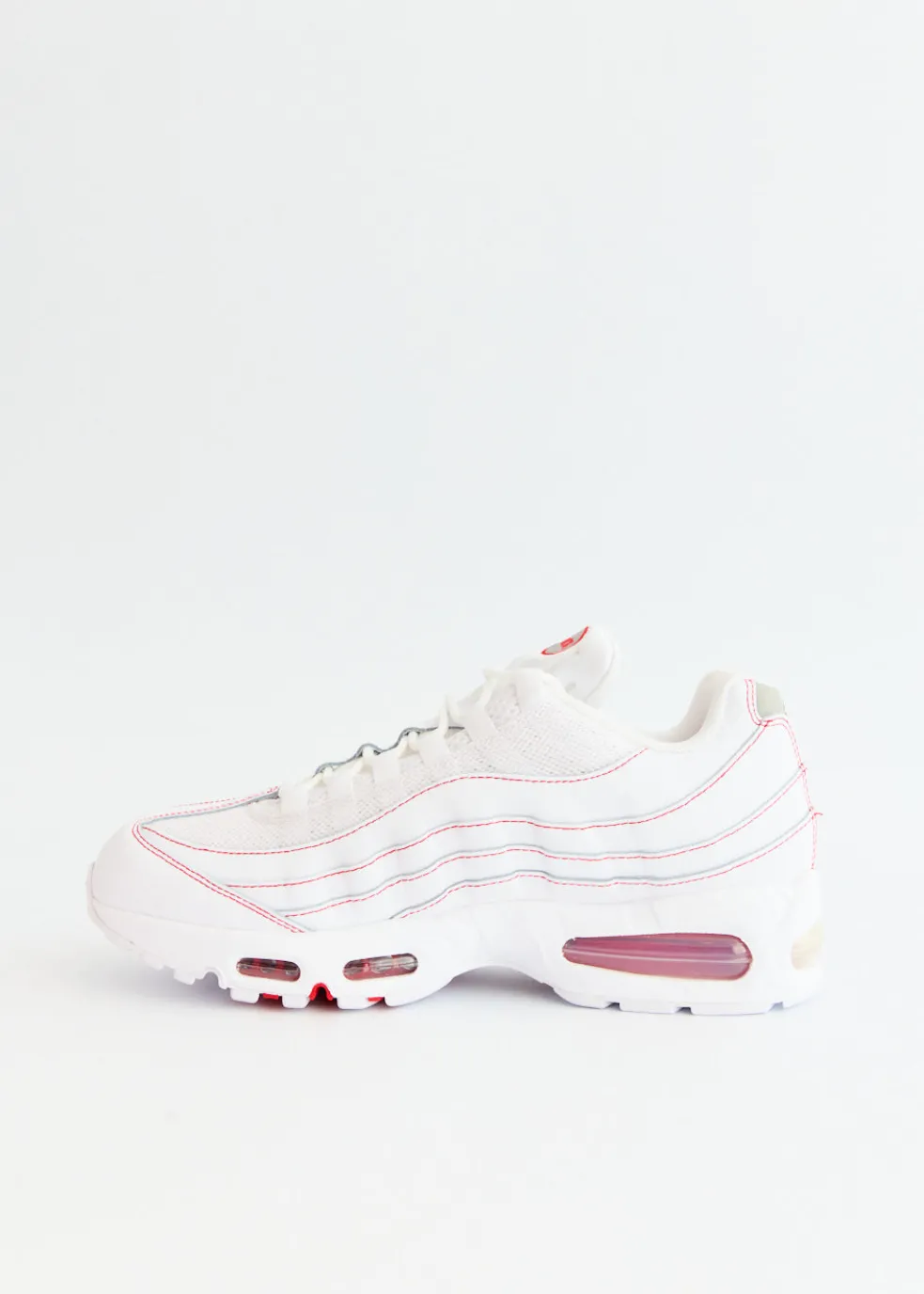 Air Max 95 OG 'White University Red' Sneakers