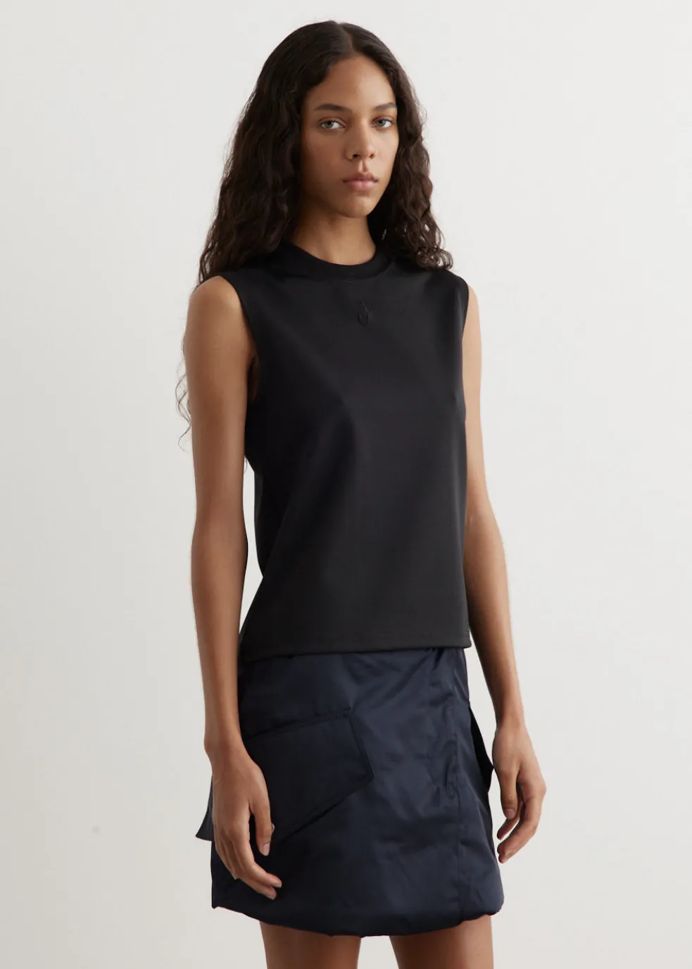 Anchor Embroidery Tank Top