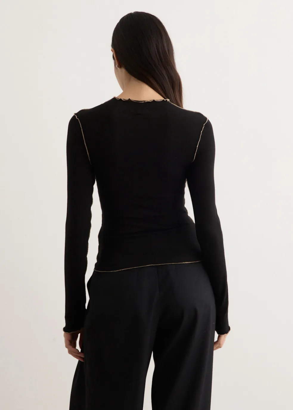 Azaelia Long Sleeve Panelled Top