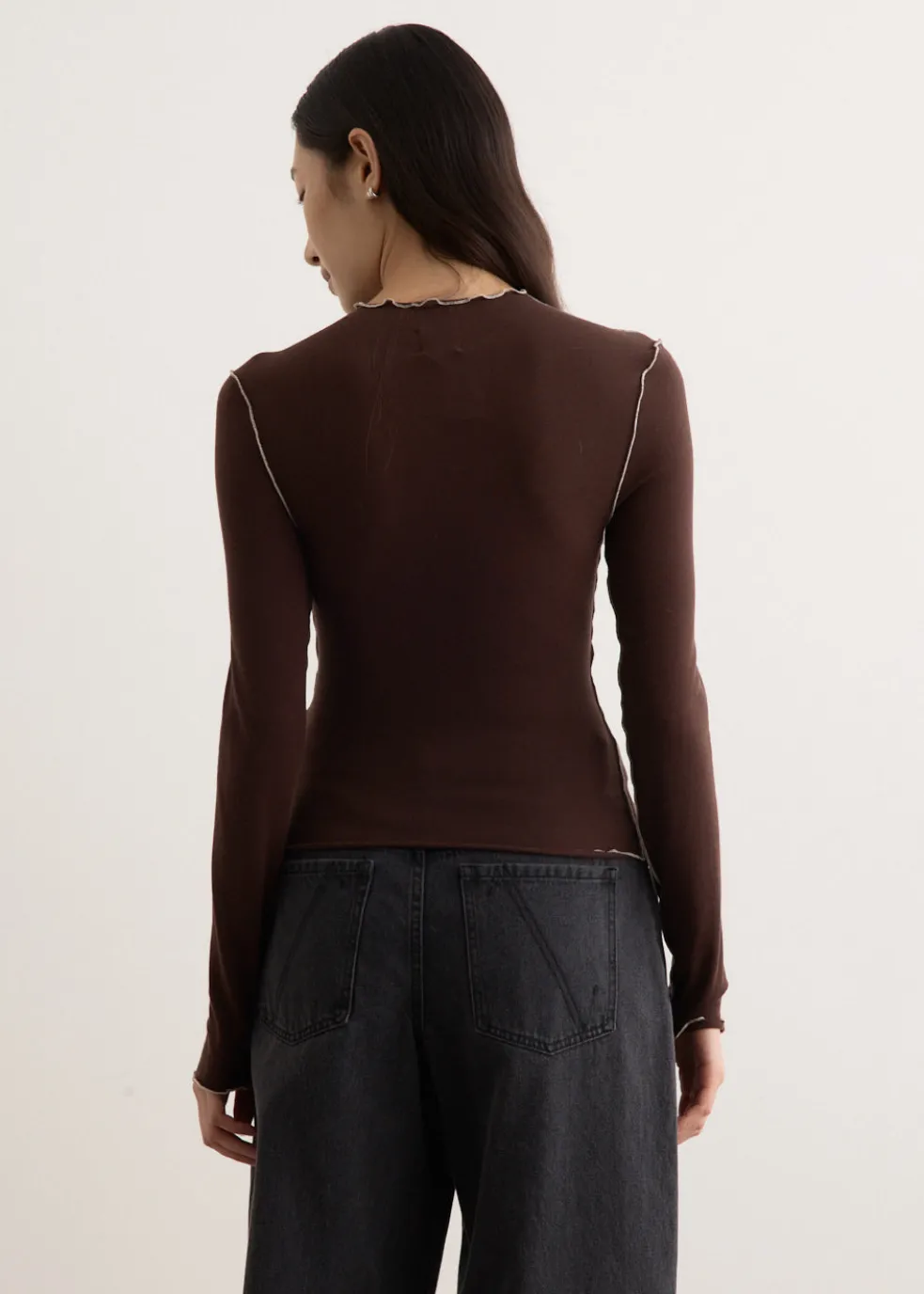 Azaelia Long Sleeve Panelled Top