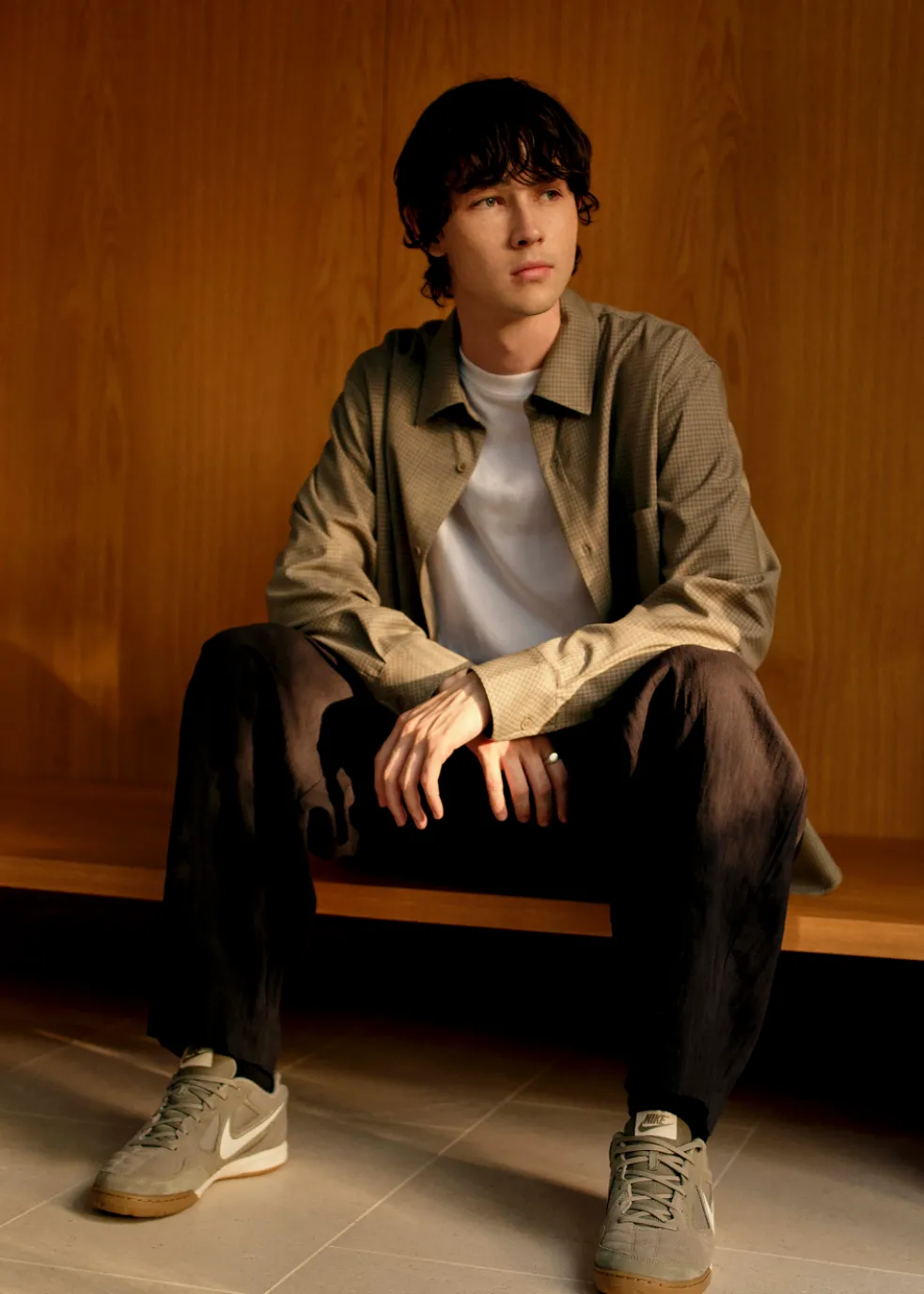 Azure Relaxed Check Shirt