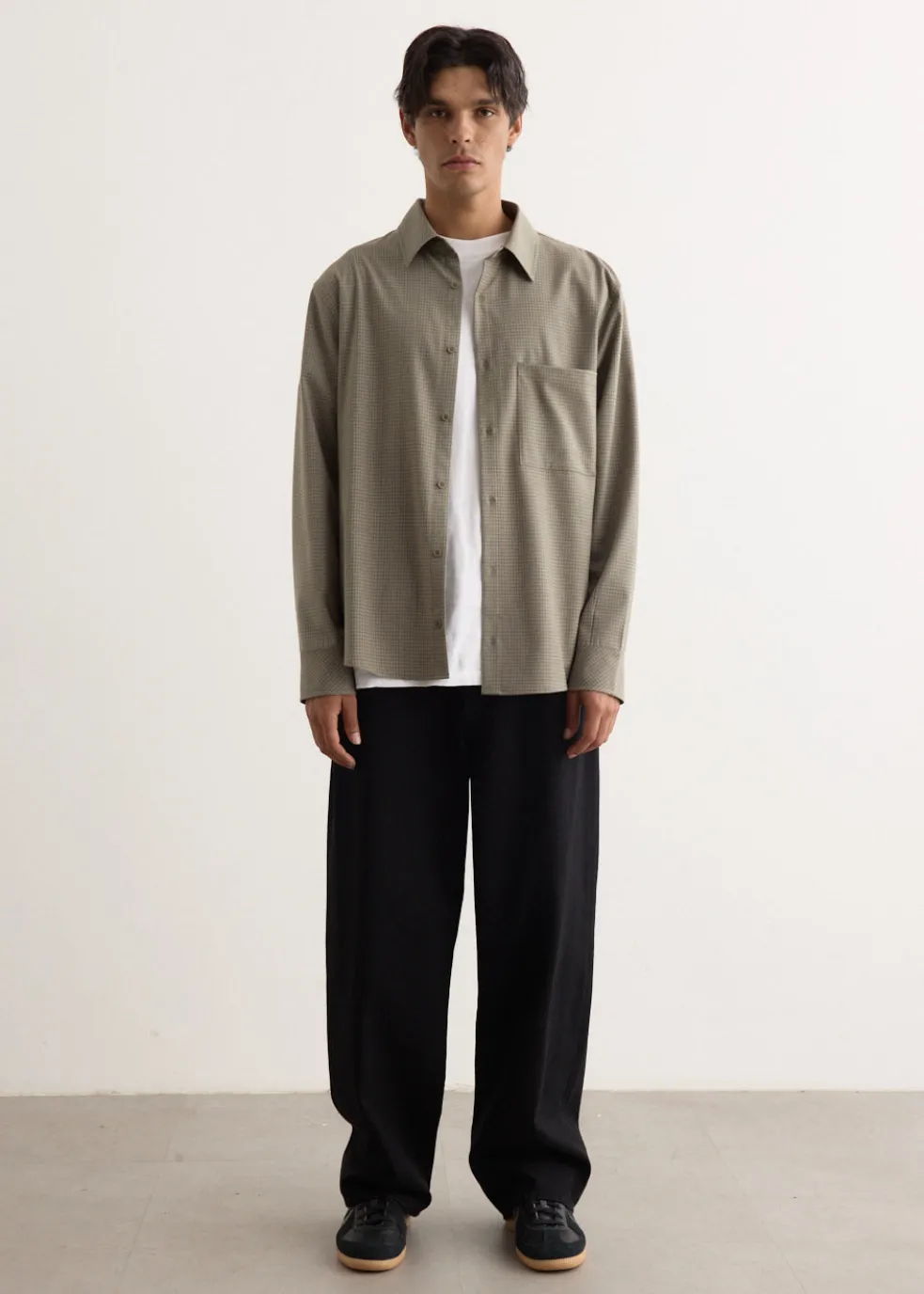 Azure Relaxed Check Shirt