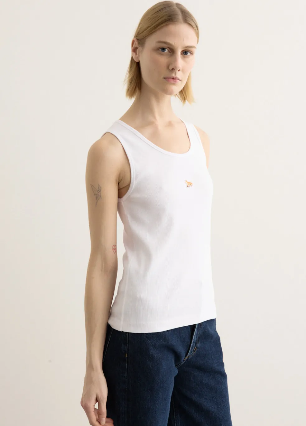 Baby Fox Ribbed Tank Top