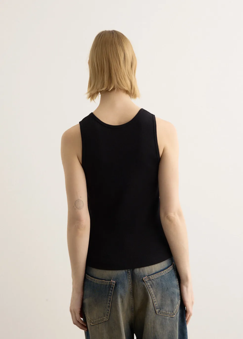 Baby Fox Ribbed Tank Top