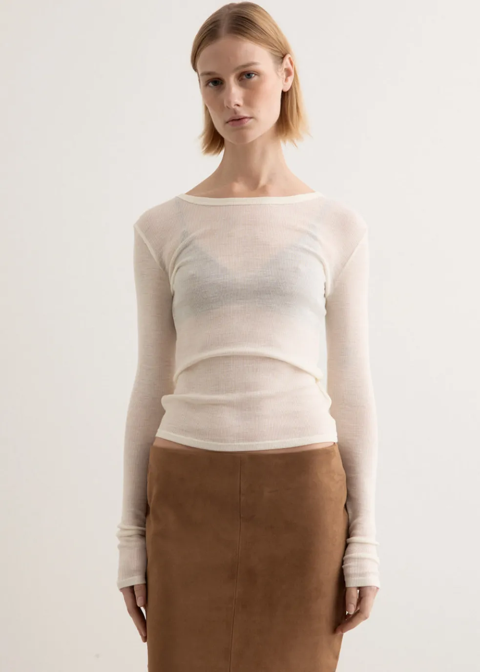 Baby Wool Long Sleeve Top