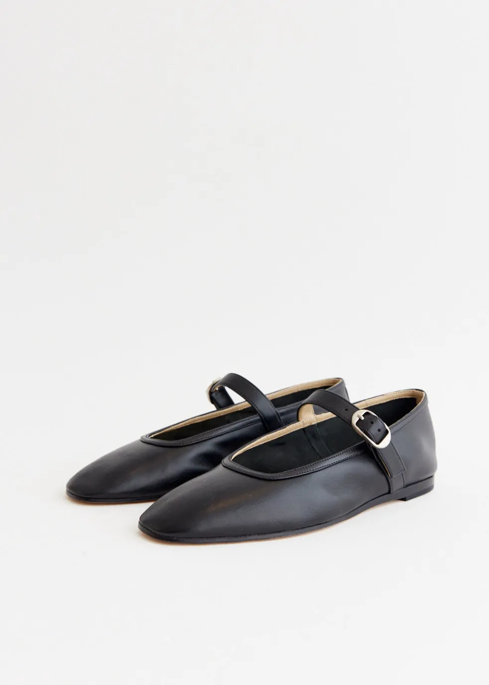 Ballet Mary Jane Leather Flats
