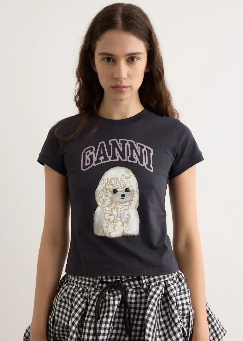 Basic Cotton Jersey Poodle Baby Fit T-Shirt