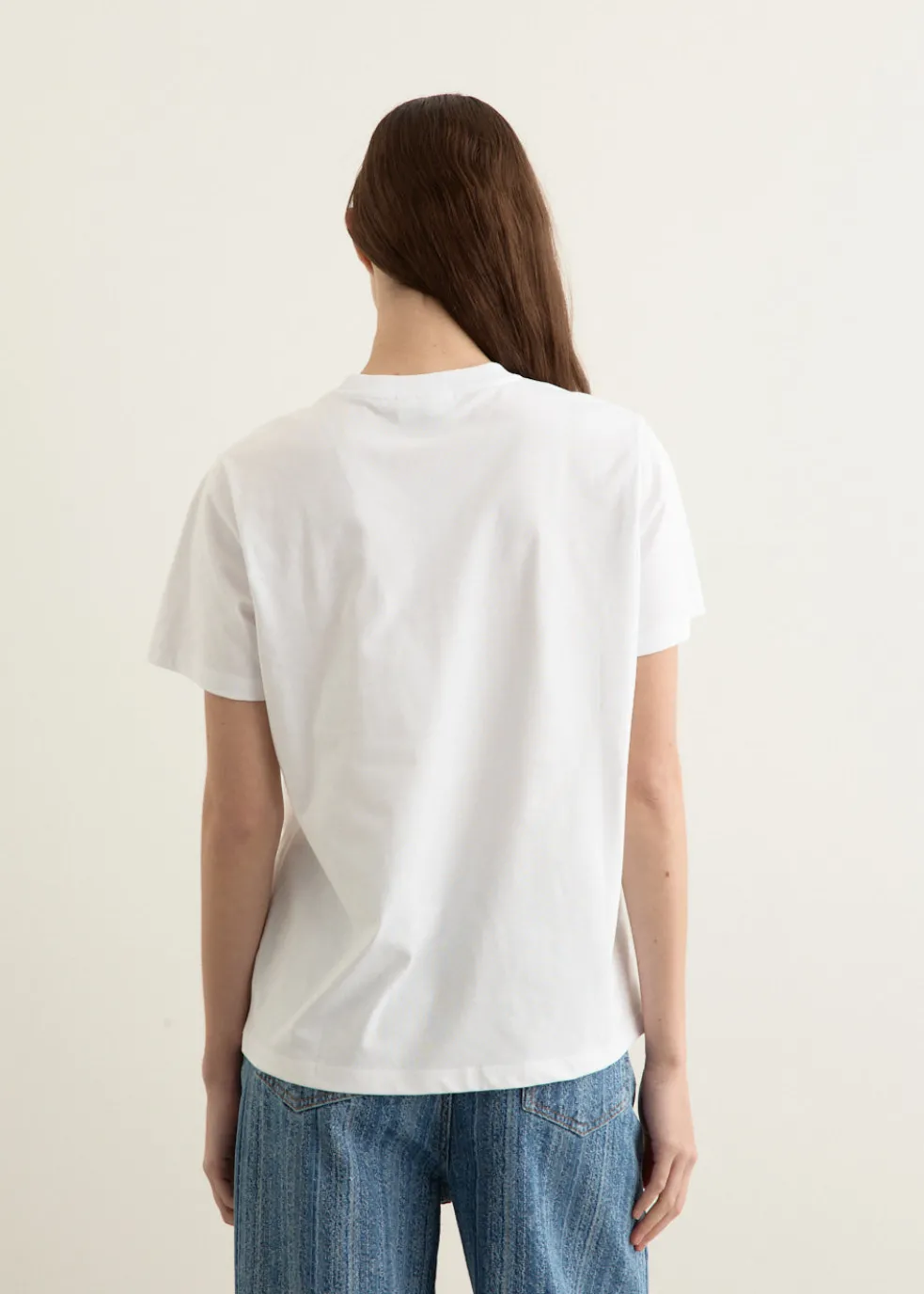 Basic Cotton Jersey Neon Kitty T-Shirt