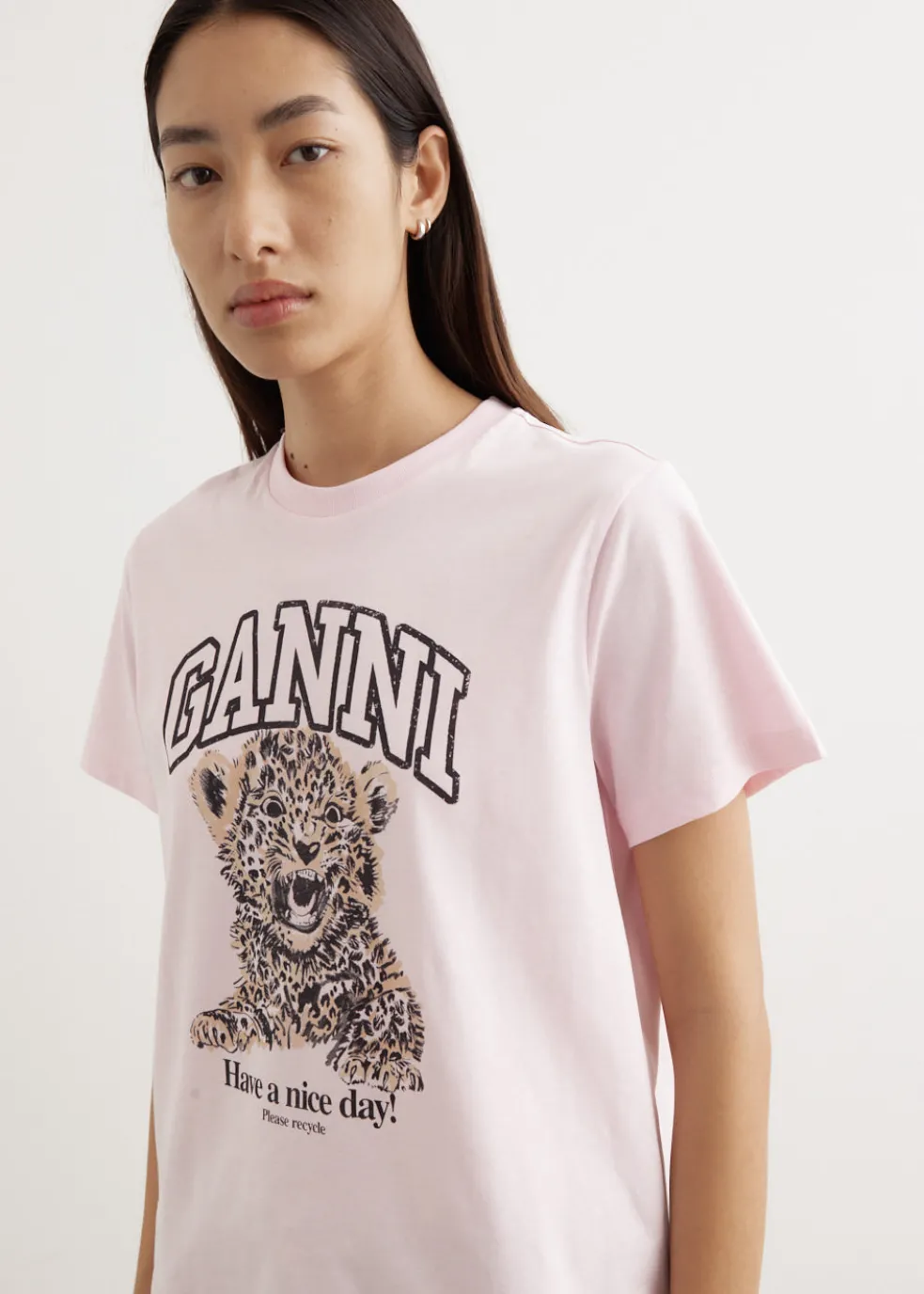 Basic Jersey Leopard Relaxed T-Shirt