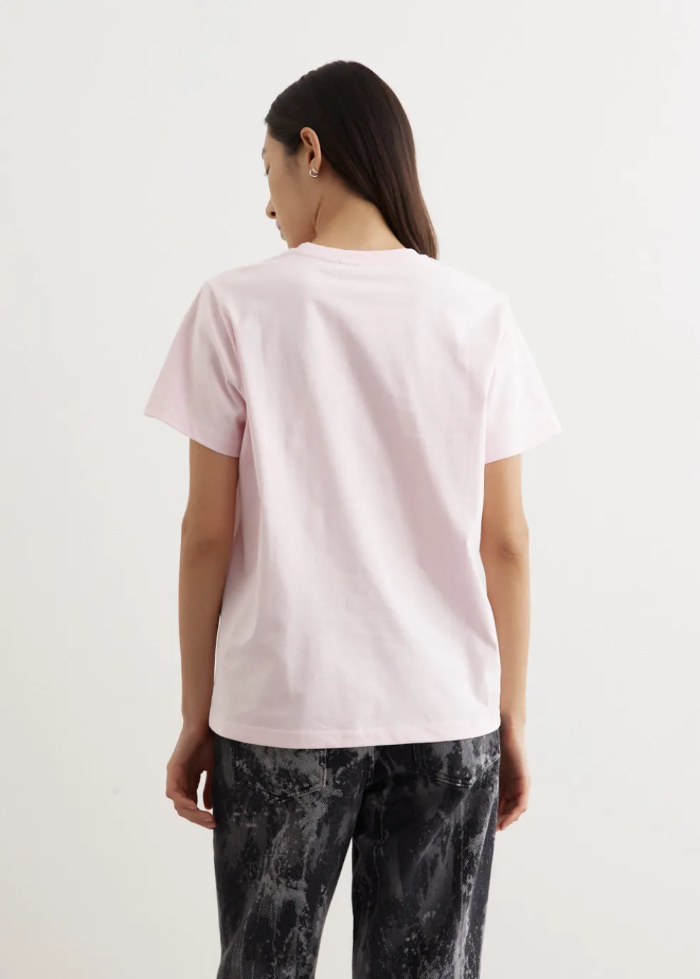 Basic Jersey Leopard Relaxed T-Shirt