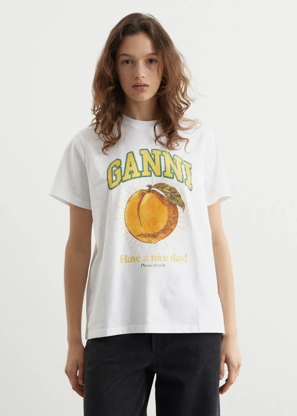 Basic Jersey Peach T-Shirt