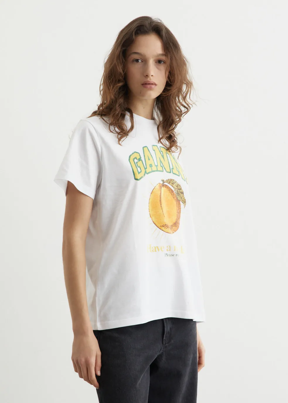 Basic Jersey Peach T-Shirt