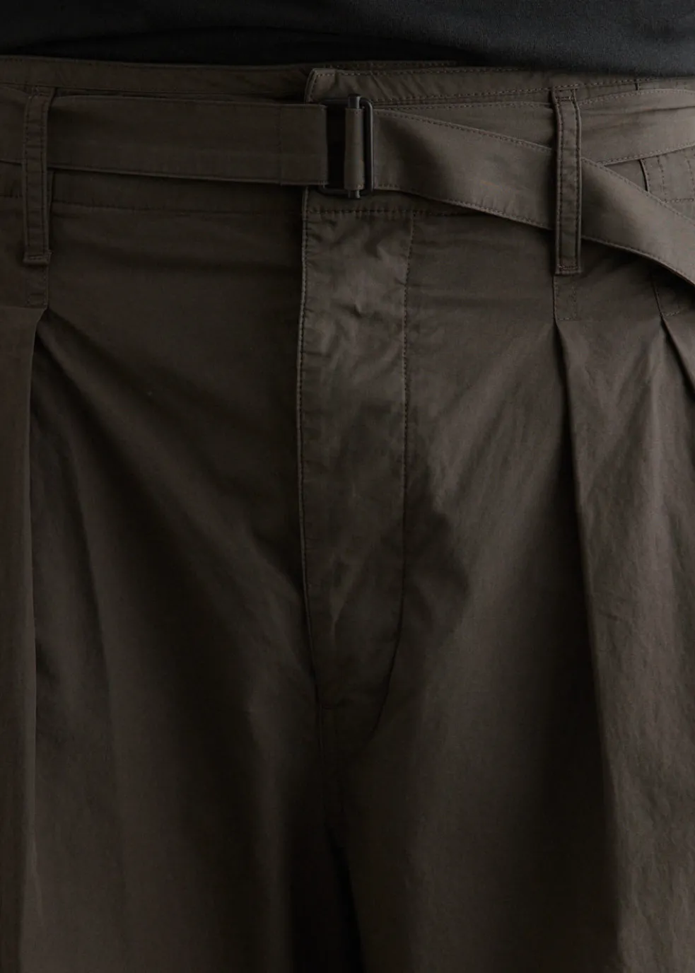 Belted Pleated Pants