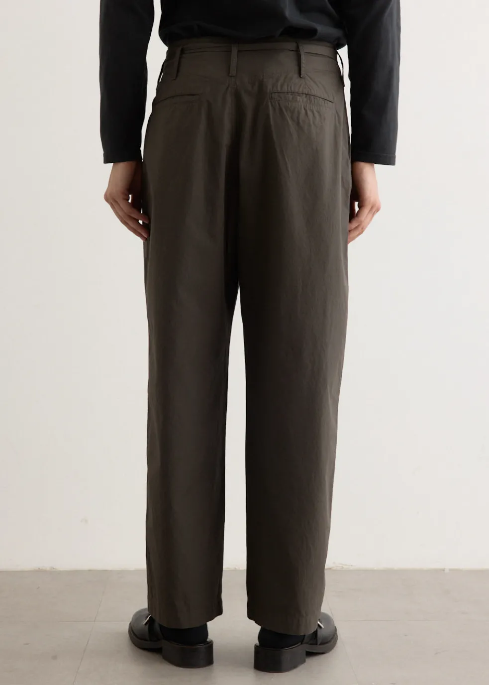 Belted Pleated Pants