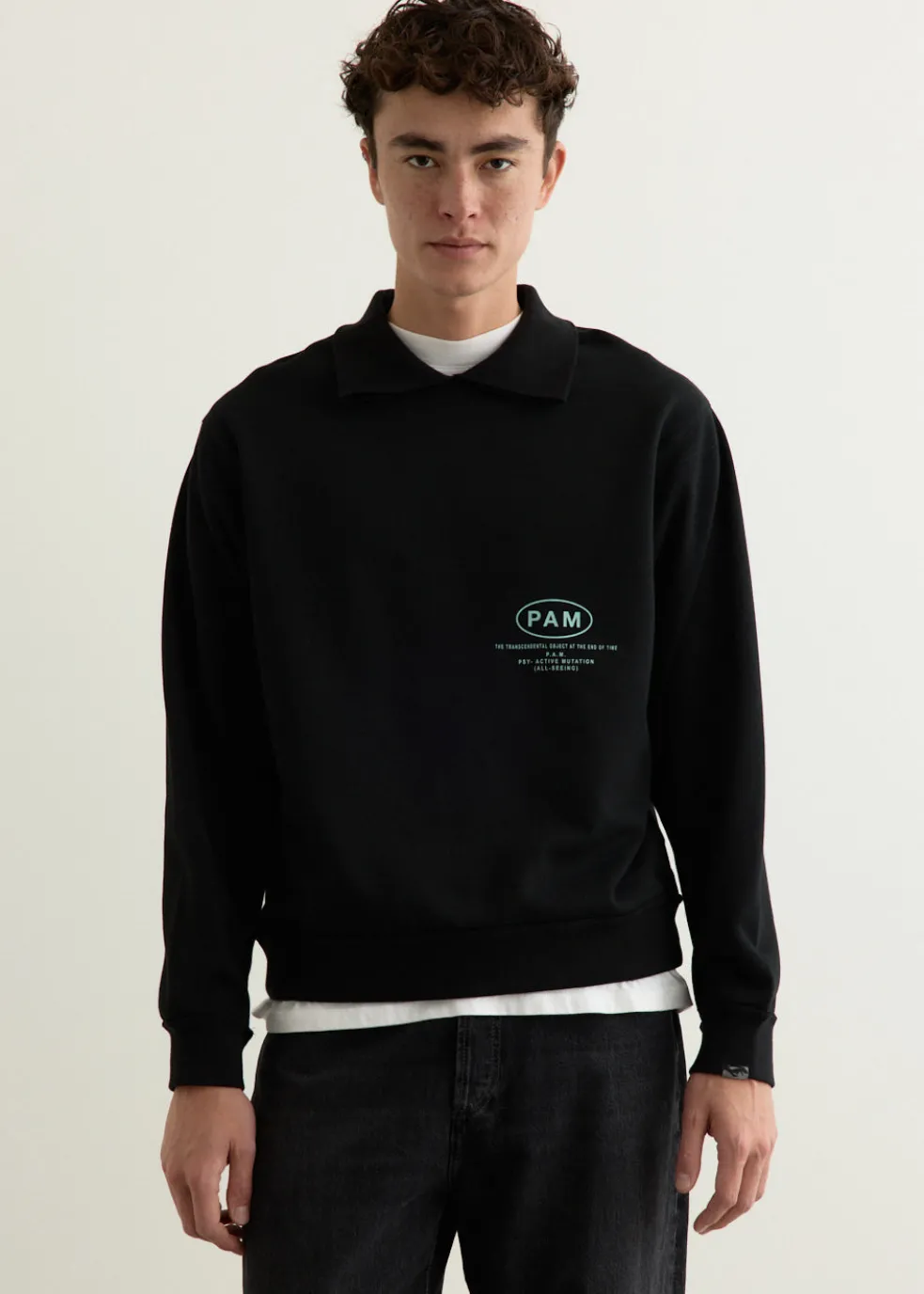 Between Chaos Collared Sweat