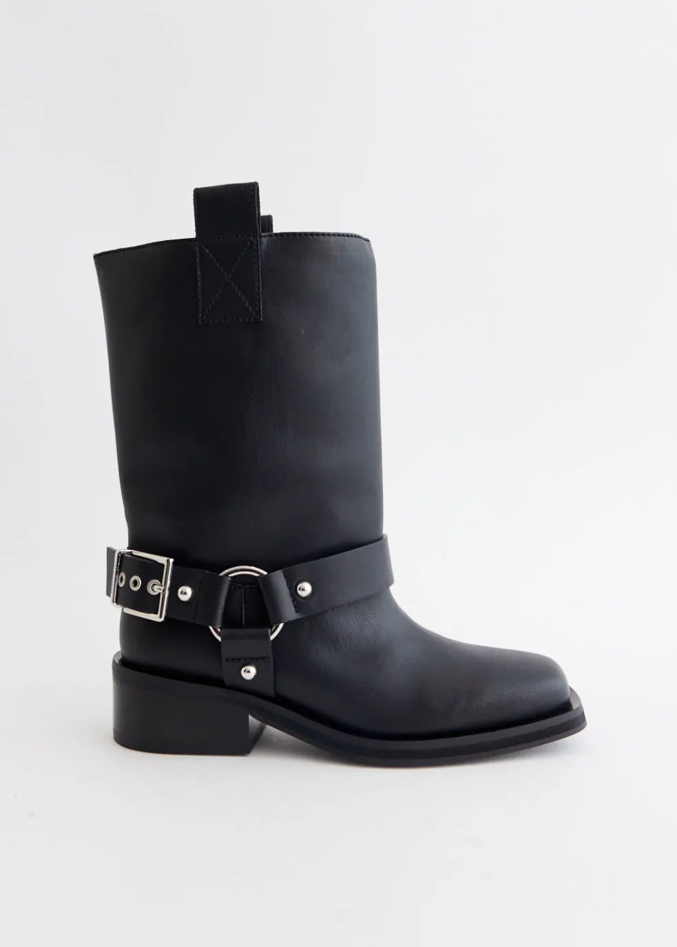 Biker Tubular Mid Shaft Boots