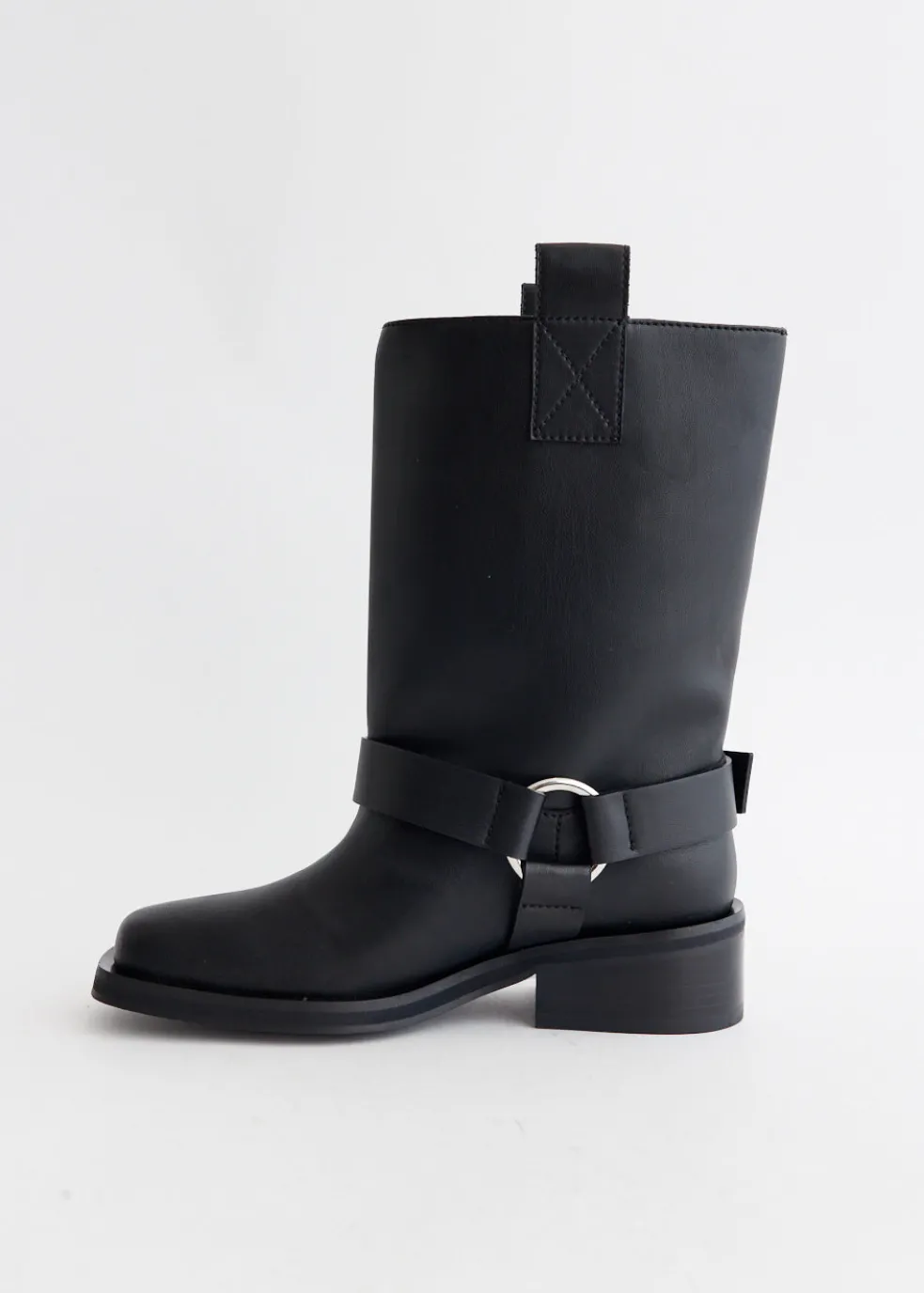 Biker Tubular Mid Shaft Boots
