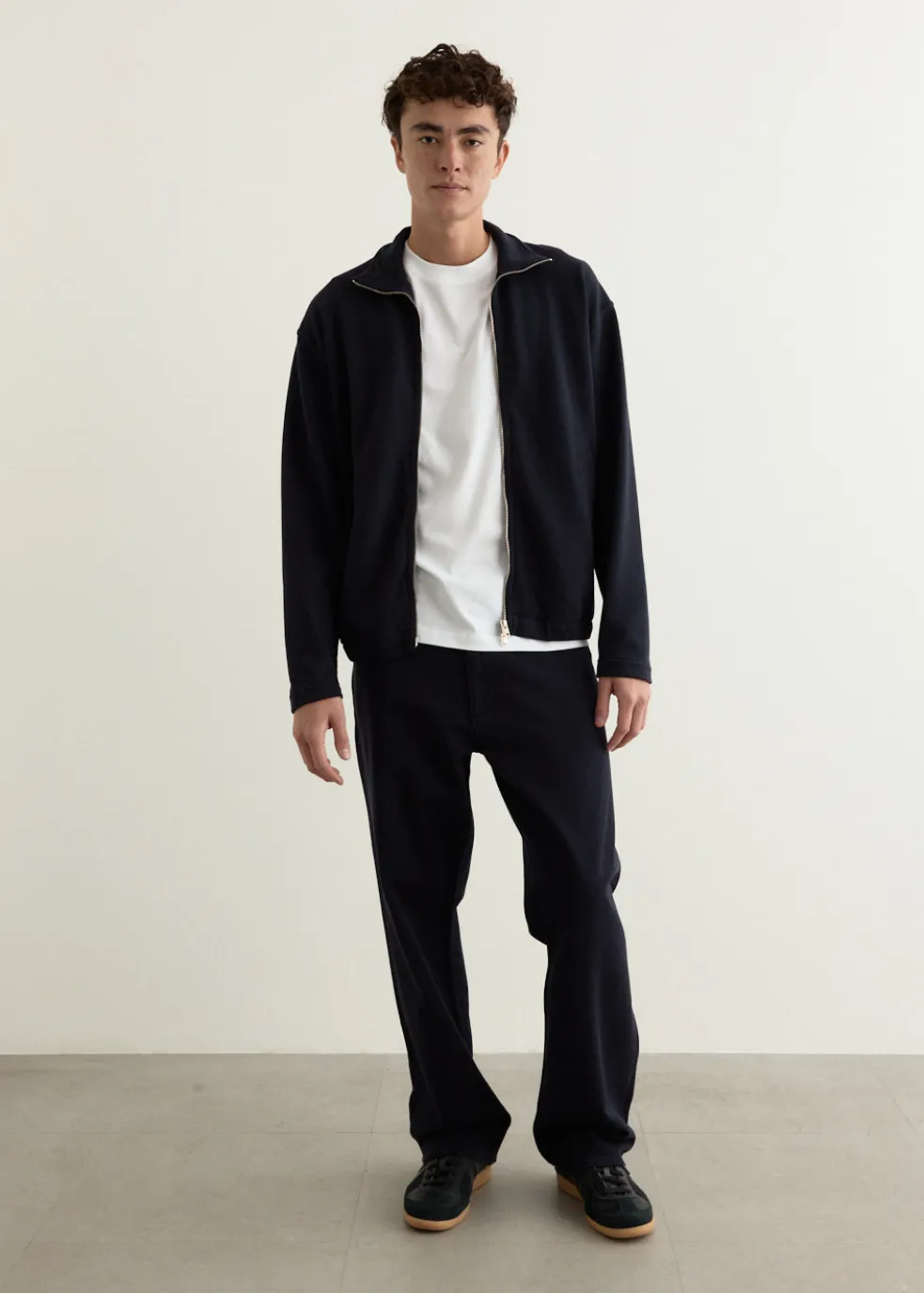 Bjorn Relaxed Organic Loopback Track Jacket