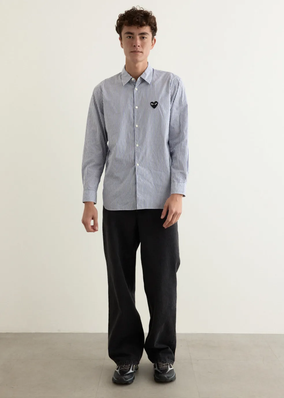 Black Emblem Long Sleeve Shirt