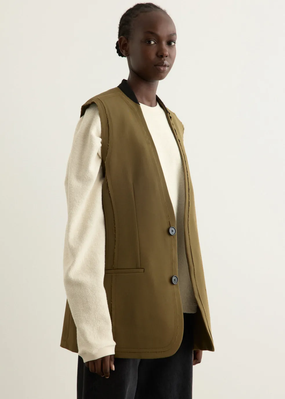 Blazer Sleeveless Jacket