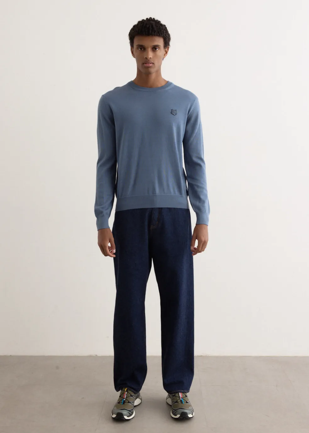 Bold Fox Head Patch Regular Jumper