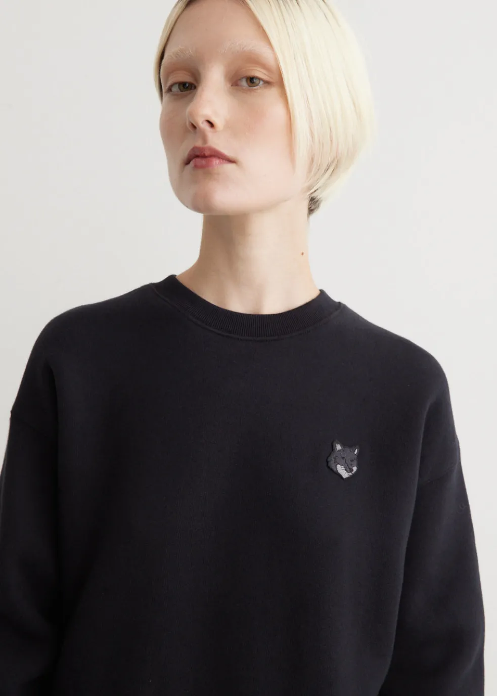 Bold Fox Head Patch Comfort Sweatshirt