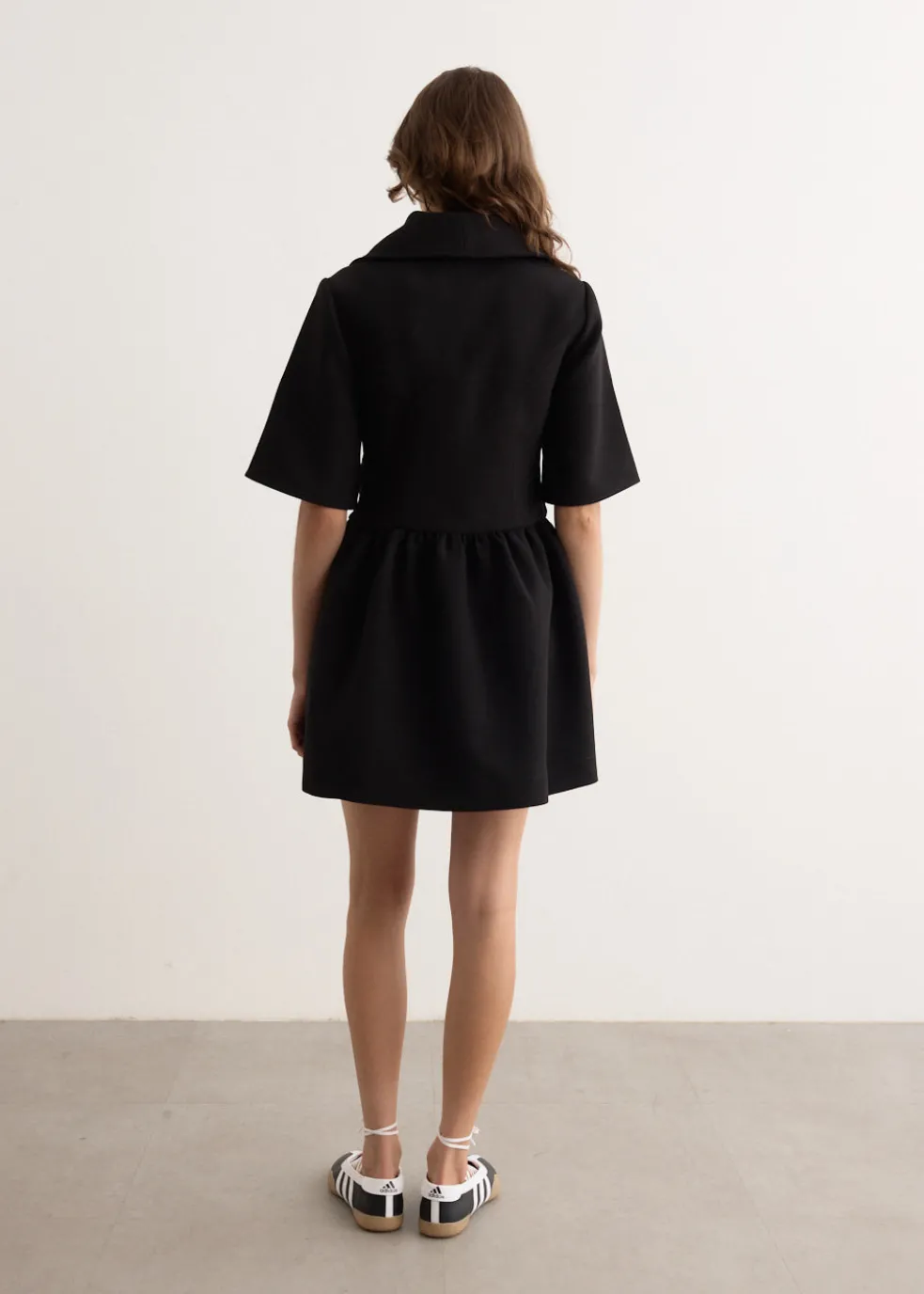 Bonded Crepe Mini Dress