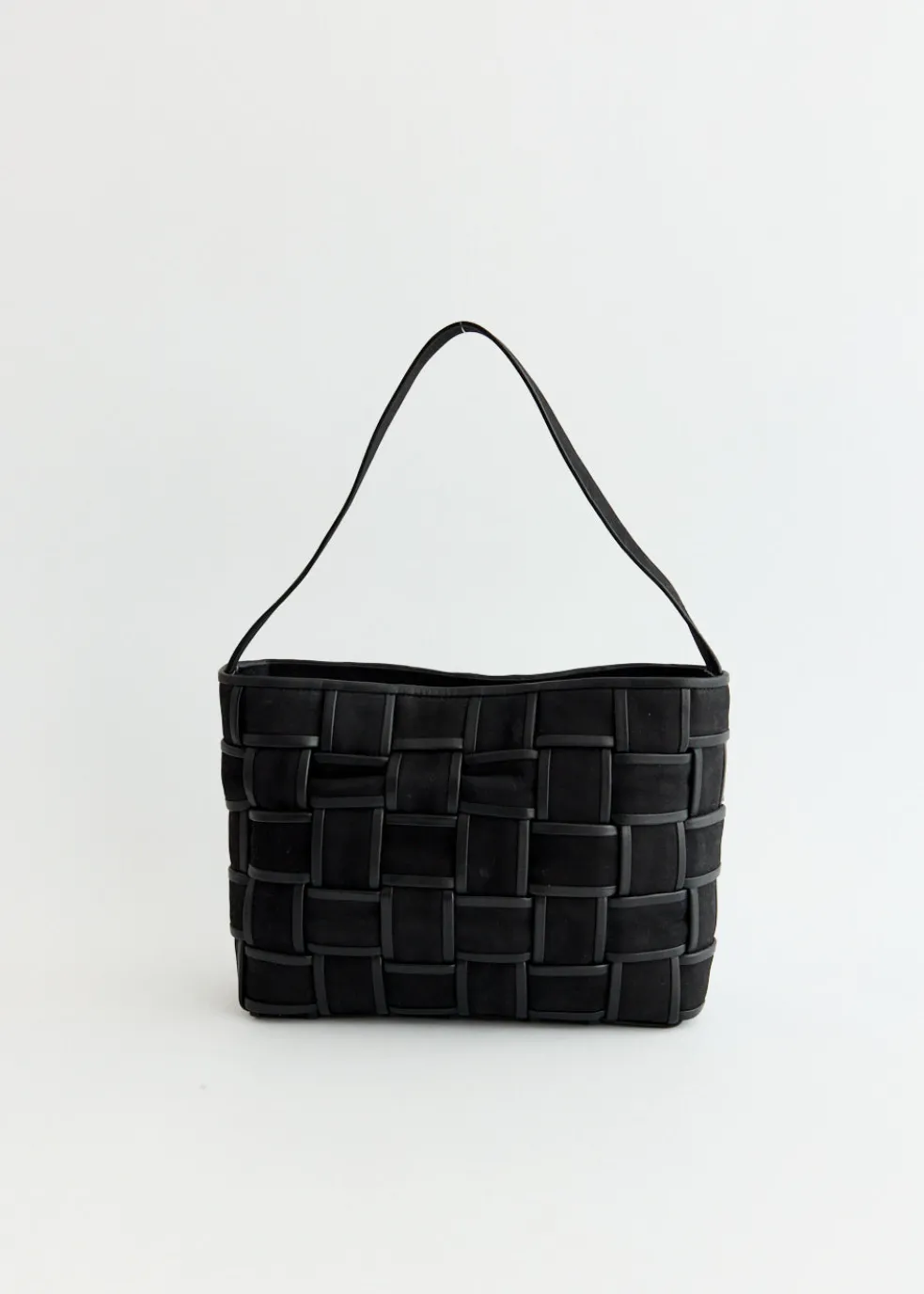 Border Woven Mini Tote