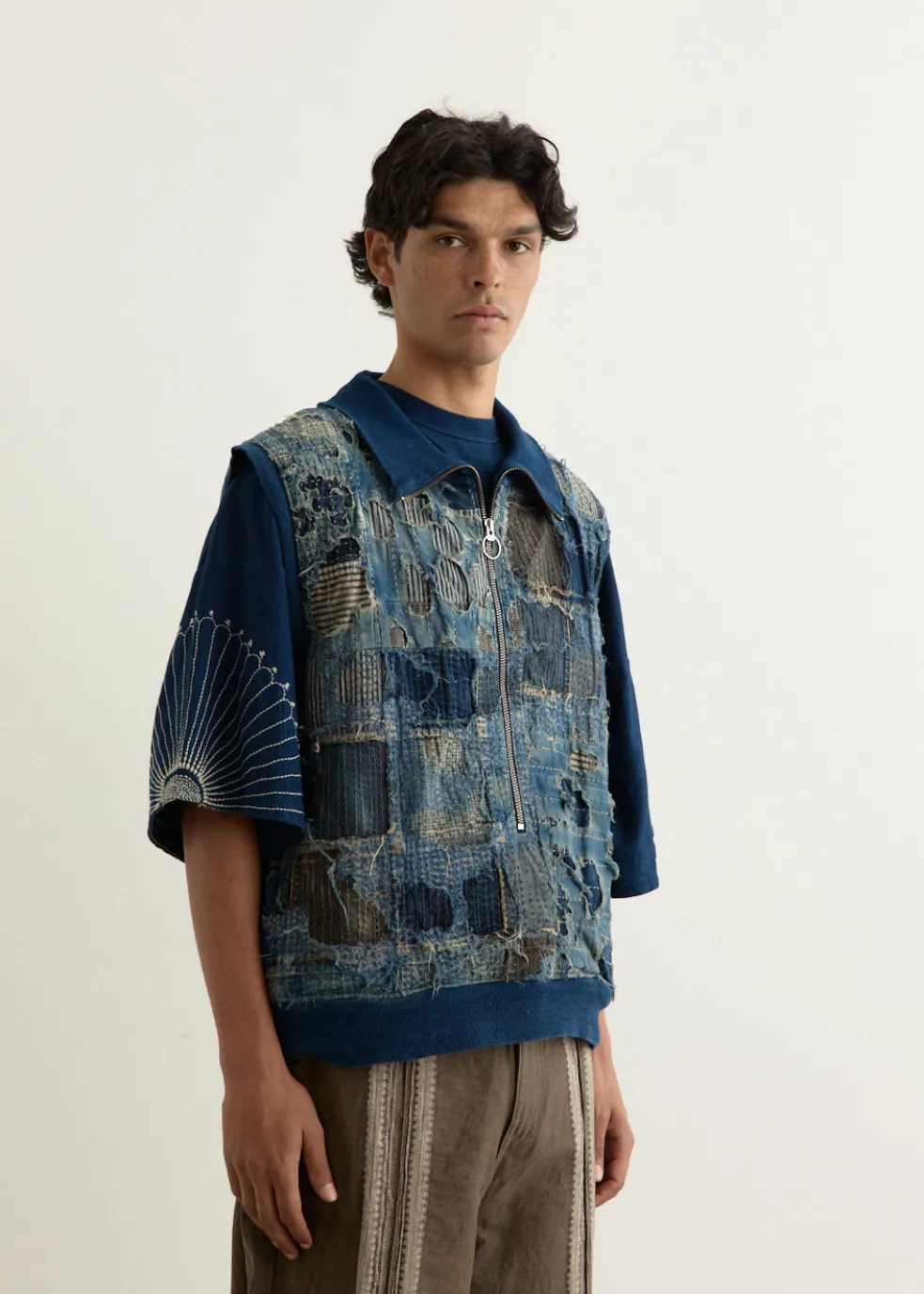 BORO x IDG SWT Half ZIP Vest