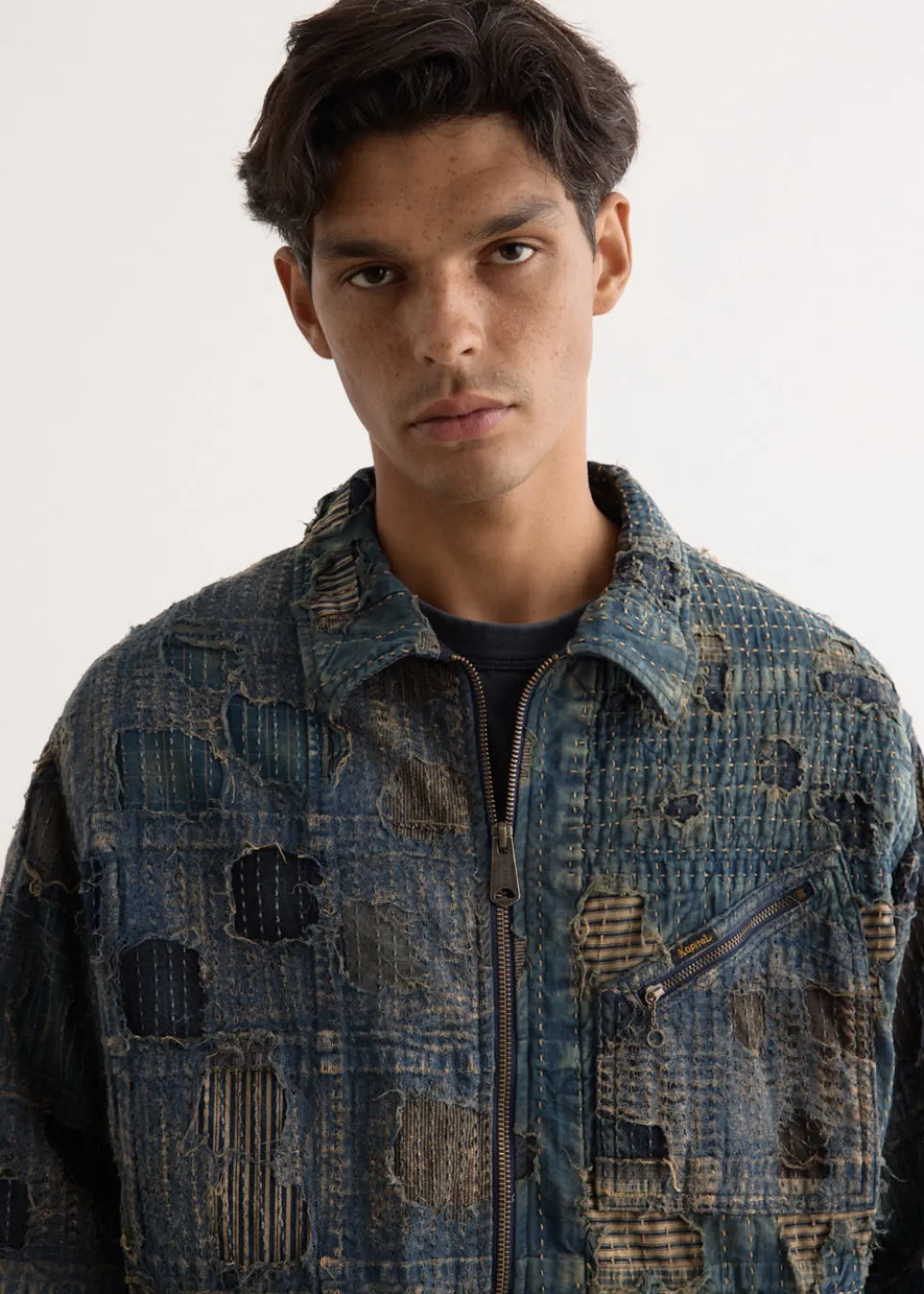 Boro Zip Up Blouson (VIRGIN MARY)