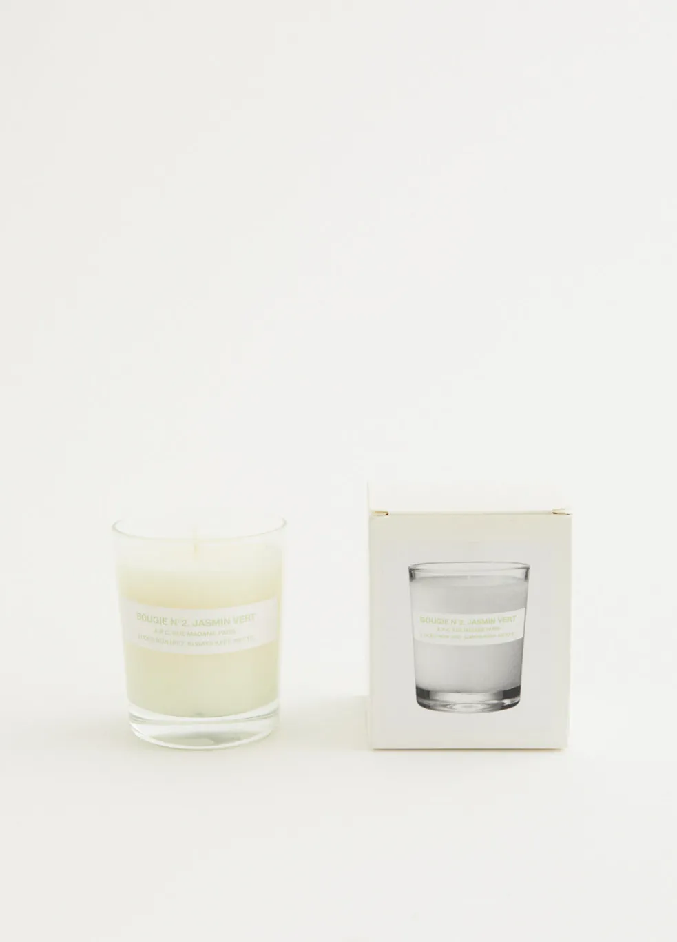 Bougie N°2. Jasmin Vert Candle