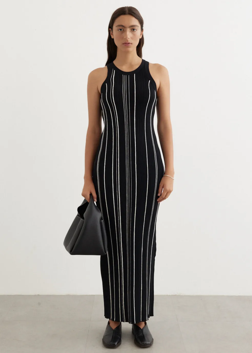 Braid Rib Tank Dress