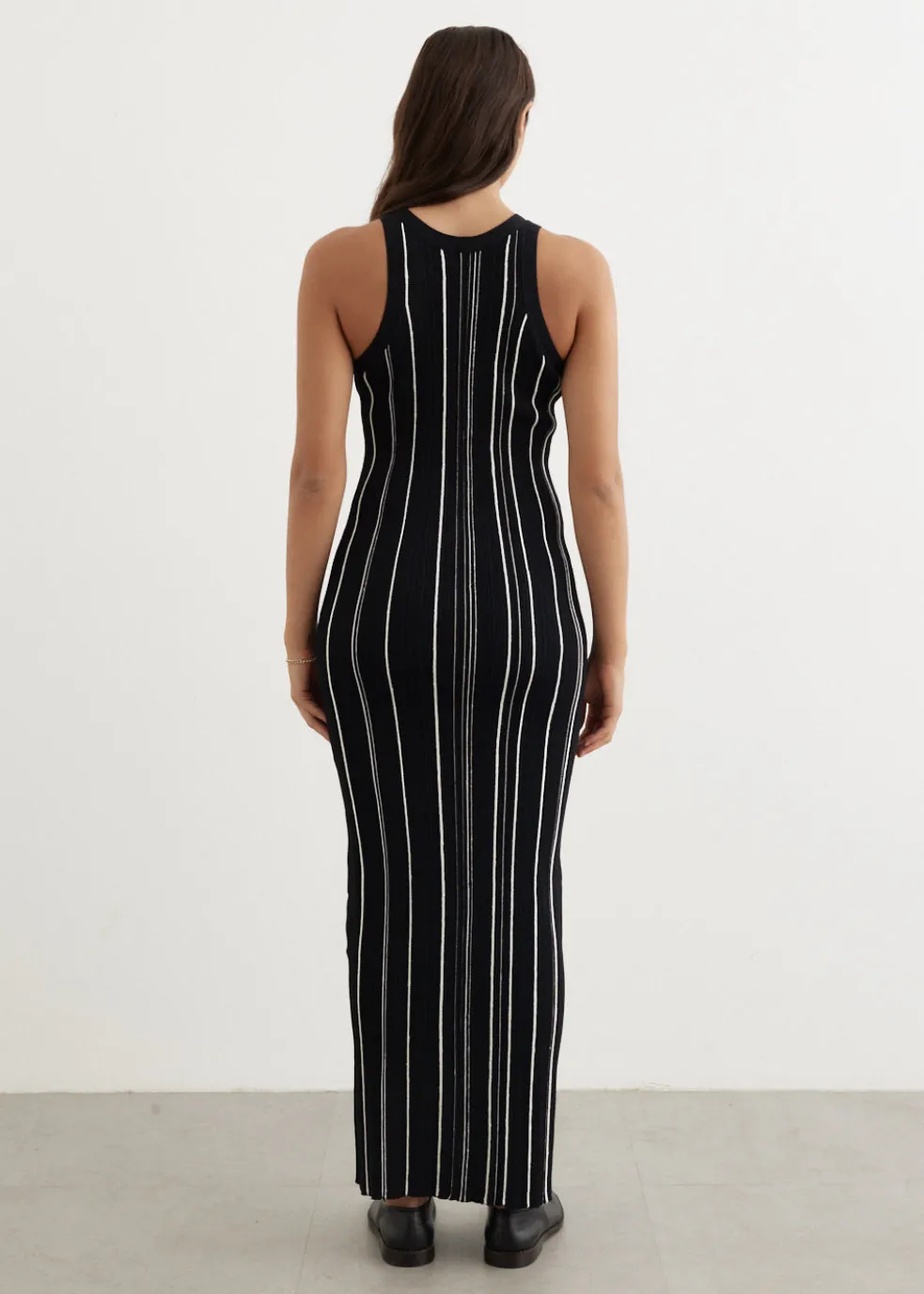 Braid Rib Tank Dress