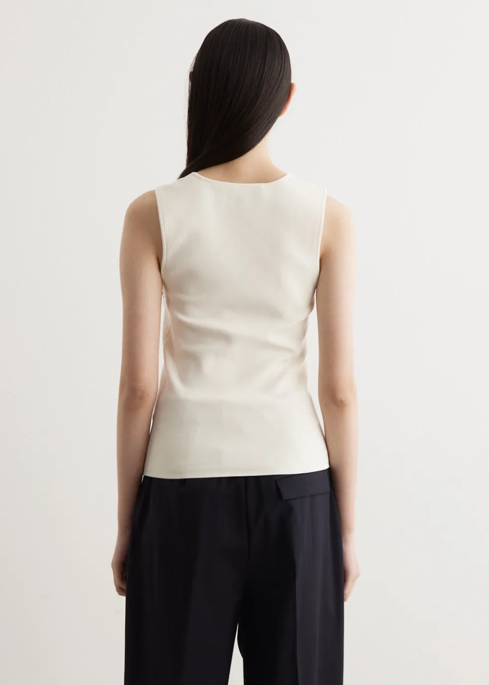 Bustier Shaped Knitted Top