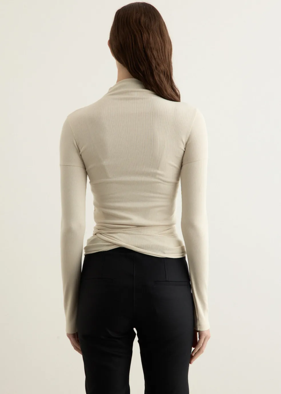 Button Up Wrap T-Shirt