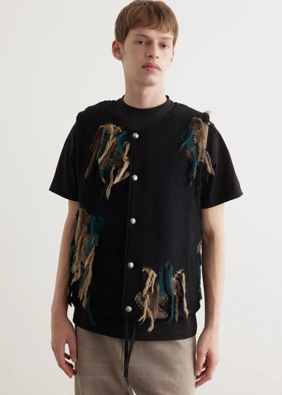 Camouflage Reversible Knit Vest