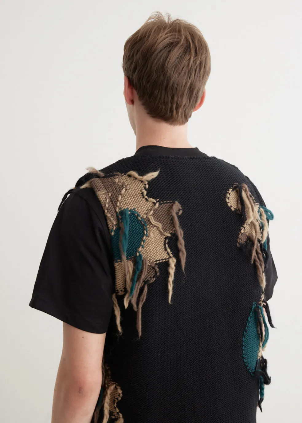 Camouflage Reversible Knit Vest