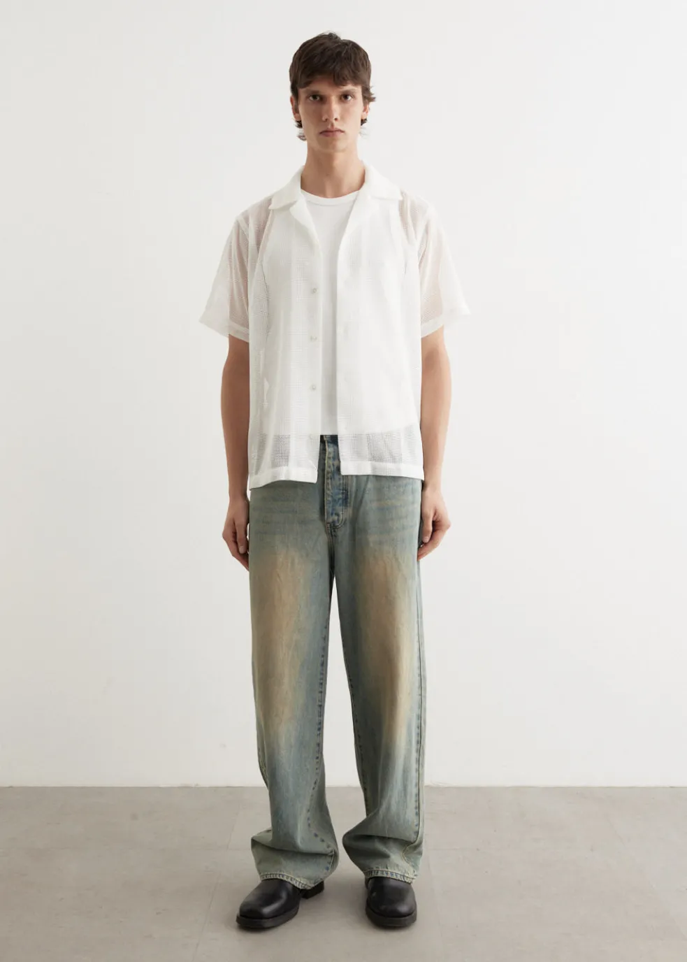 Canty Mesh Short Sleeve Shirt