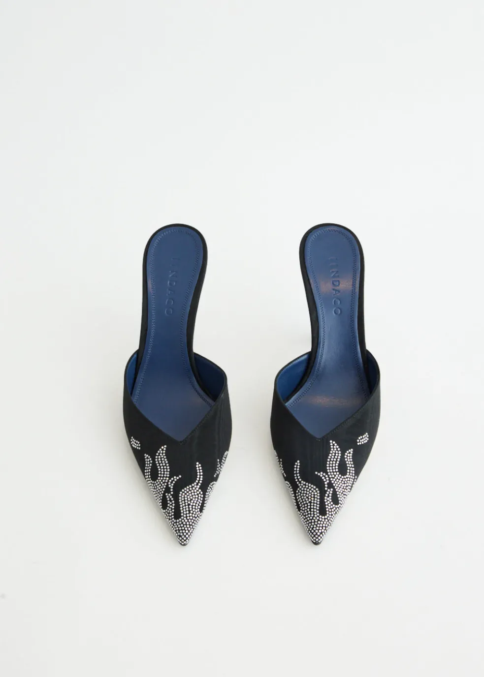 Carmen Grosgrain Moire Mules