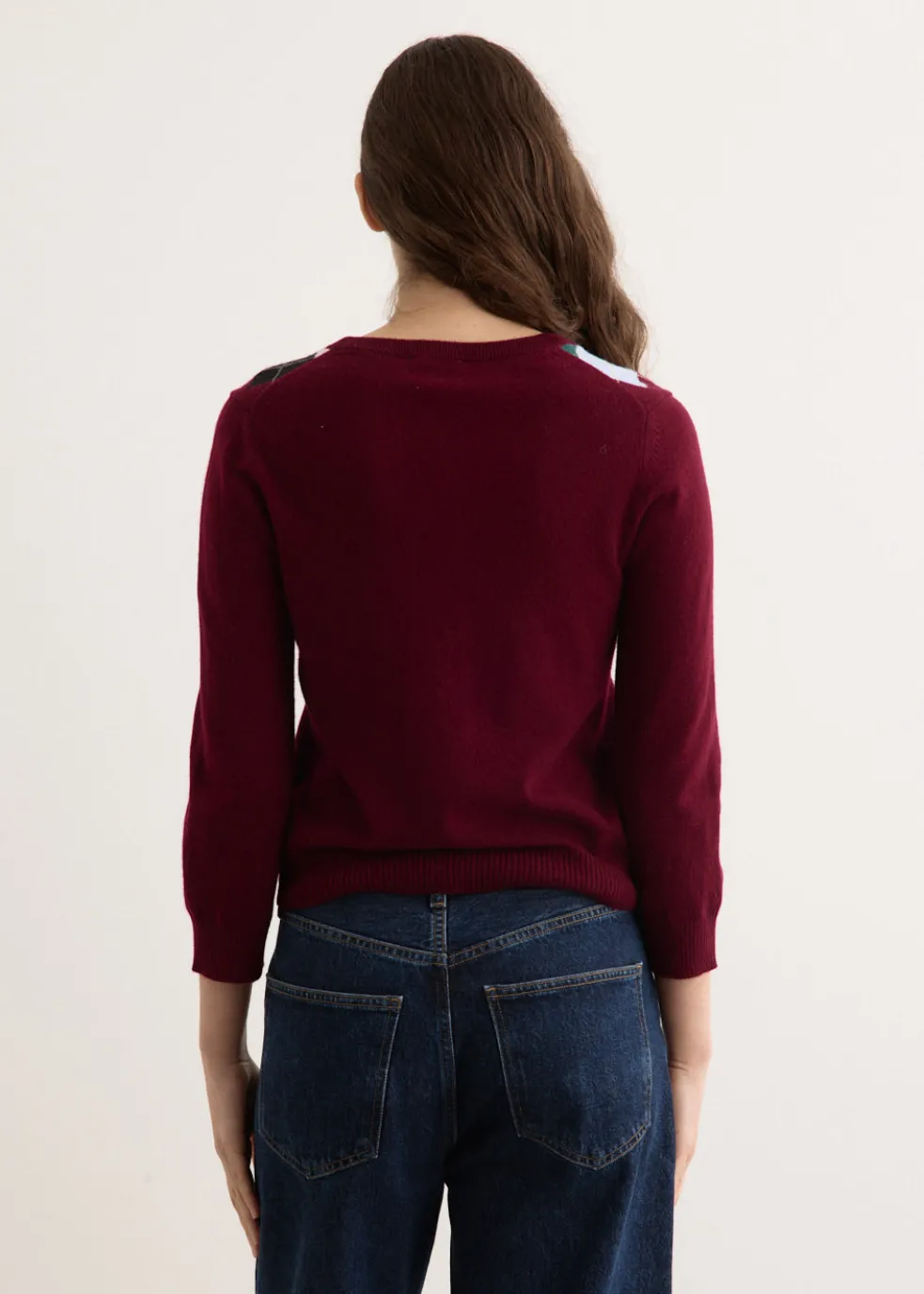 Cashmere Wool Mix Cardigan