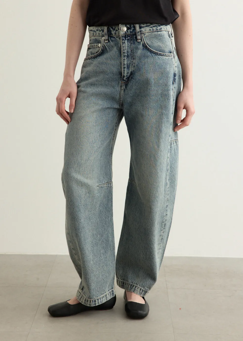 Charlie High-Rise Barrel Jeans