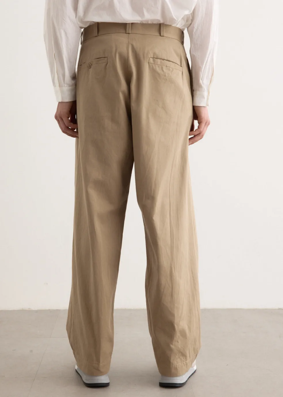Chino Cloth Wide Pants